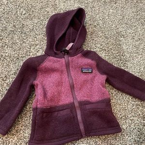 EUC Patagonia better sweater purple zipper jacket
